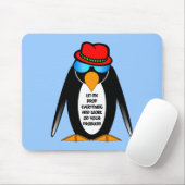 私をすべてを落とし、あなたの問題に取り組むことを許可して下さい マウスパッド (マウス)