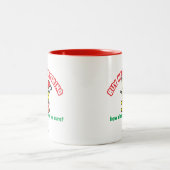 私をすべて買って下さい ツートーンマグカップ (中央)