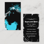 私をそっと殺します 名刺 (正面/裏面)