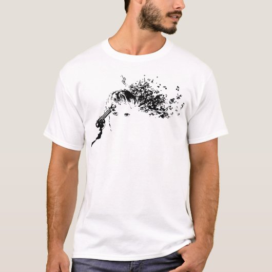 私をそっと殺します Tシャツ (正面)