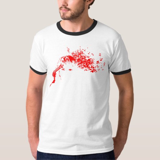 私をそっと殺す Tシャツ (正面)