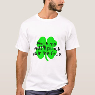 私をつまめば私は顔の打ちます Tシャツ