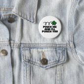私をつまめば私はSt patricks dayボタン打ちます 缶バッジ (インサイチュ)