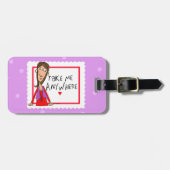 私をどこでも取って下さい ラゲッジタグ (正面横)