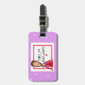 私をどこでも取って下さい ラゲッジタグ (正面縦)