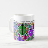 私をない煩わせて下さい コーヒーマグカップ (正面左)