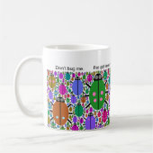 私をない煩わせて下さい コーヒーマグカップ (左)