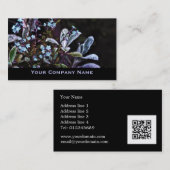 私をない花のカスタムな名刺忘れて下さい 名刺 (正面/裏面)