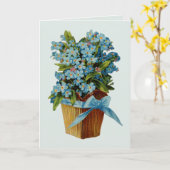 私をない花忘れて下さい カード (黄色い花)