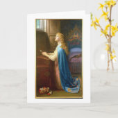 「私をない」忘れて下さい(キャンバスの油) カード (黄色い花)