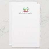 私をのおもしろいなナースの看護おびえさせることができません 便箋 (正面/裏面)