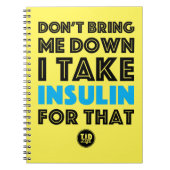 私をの下の連れて来ないで下さい[黄色か青緑色] ノートブック (正面)