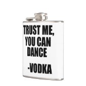 私をの-ウォッカを踊ることができます信頼して下さい フラスク (左)
