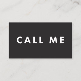 私をはっきりしたでモダンなネットワーキングの名刺と電話して下さい 名刺