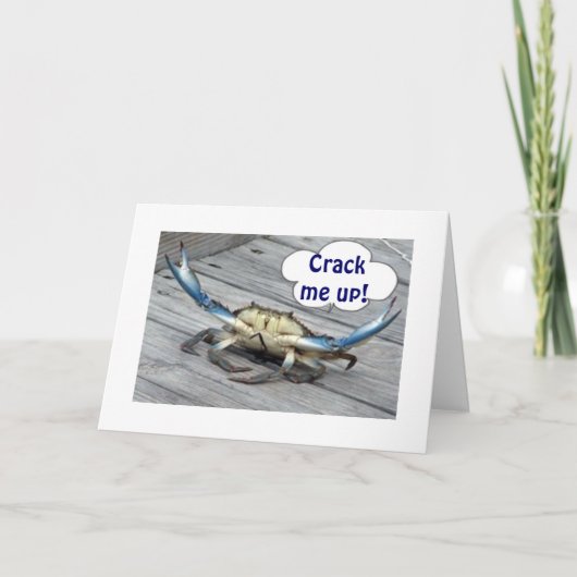 「私をひっぱたいて」と誕生日が言う カード (正面)