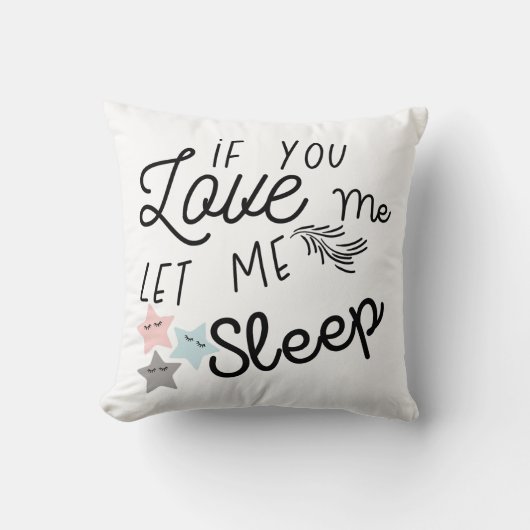 私をもし枕にして眠らせてくれおもしろい引用文 クッション (正面)