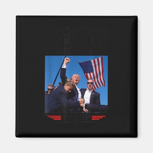私をより強くするトランプ2024 マグネット (正面)