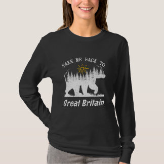 私をイギリス素晴らしヴィンテージ休暇に戻す Tシャツ
