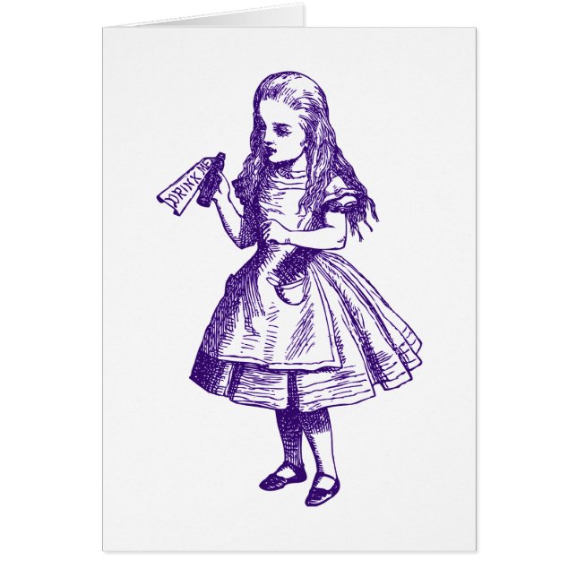 私をインクをしみ込ませました紫色に飲んで下さい (正面)