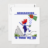 私をオンにする ポストカード (正面/裏面)