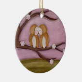 私をオーナメント常に愛して下さい セラミックオーナメント (右)