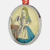 私をオーナメント飲んで下さい メタルオーナメント (左)