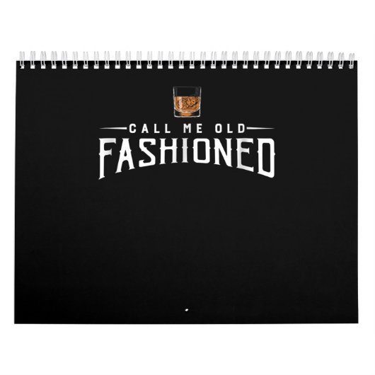 私をオールドウィスキーと呼ファッションドぶ カレンダー (カバー)