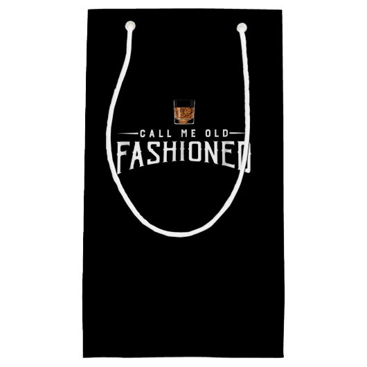 私をオールドウィスキーと呼ファッションドぶ スモールペーパーバッグ (正面)