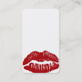 私をカスタマイズ! 赤い唇の名刺 名刺 (正面)