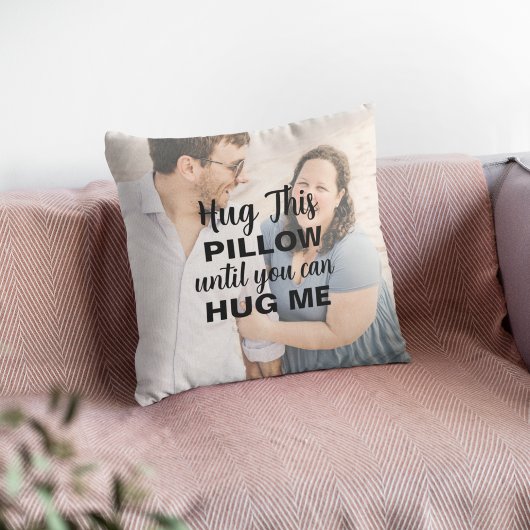 私をカスタム抱きしめるまで、この枕を写真で抱きしめて クッション