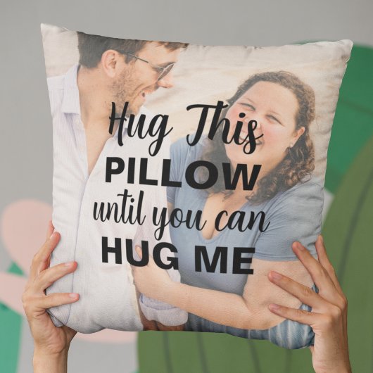 私をカスタム抱きしめるまで、この枕を写真で抱きしめて クッション