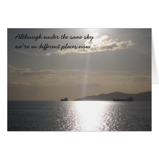 私をカード忘れないで下さい (正面横)