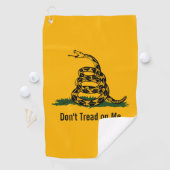 私をガッズデンの旗に踏み付けるな ゴルフタオル (インサイチュ)