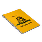 私をガッズデンの旗に踏み付けるな ノートブック (右側)