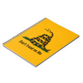 私をガッズデンの旗に踏み付けるな ノートブック (左側)