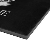 私をガッズデン国旗の黒い黄色に踏み付けない カッティングボード (角)