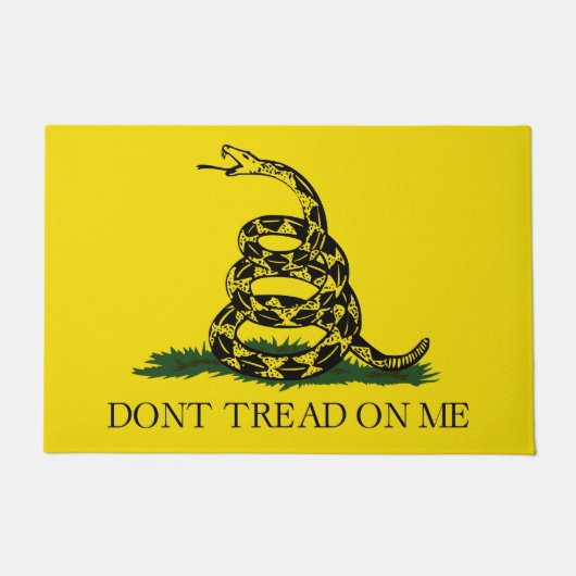 私をガッズデン旗に踏み付けない ドアマット (正面)