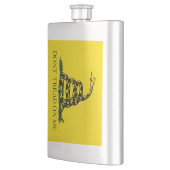 私をガッズデン旗に踏み付けない フラスク (左)