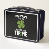 私をキスすることはできないが、セントパトリックの メタルランチボックス (正面)