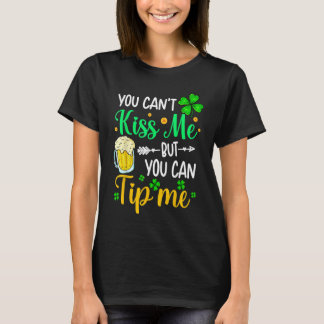 私をキスすることはできないが、私にヒントを与えることができるSt patricks Tシャツ
