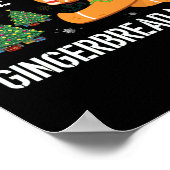 私をキャッチできない私はジンジャーブレッドマンパジャマ ポスター (角)