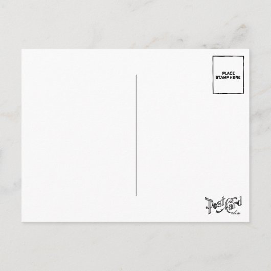 私をキャンディ・ケーンのユーモアのヴィンテージのクリスマスの冗談舐めて下さい シーズンポストカード (裏面)