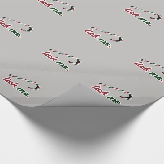 私をキャンディ・ケーン舐めて下さい ラッピングペーパー (角)