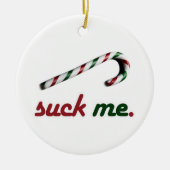 私をキャンディ・ケーン- .PNG吸って下さい セラミックオーナメント (正面)