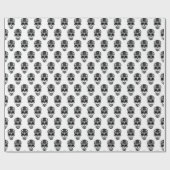 私をスカルWrapping_white愛して下さい ラッピングペーパー (フラット)