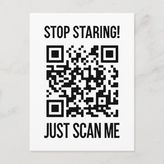 私をスキャン：あなたの魂を幸せにするものを行う ポストカード (正面)