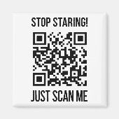 私をスキャン：あなたの魂を幸せにするものを行う マグネット (正面)