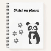 私をスケッチして！ ノートブック (正面)