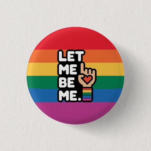 私をスティミングのバッジにする 缶バッジ (正面)