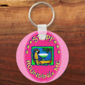 私をストップ苦しませる キーホルダー (正面)